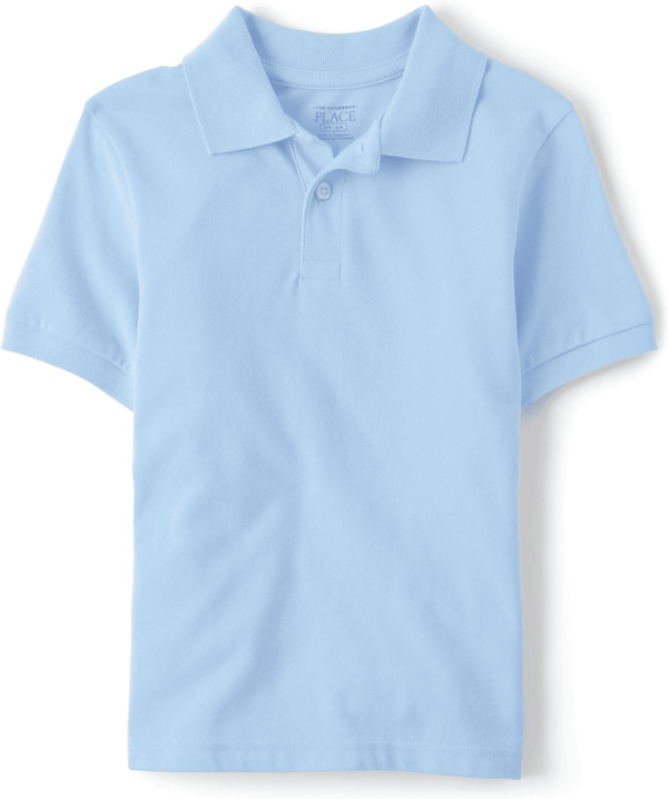 Boys' Uniform Short Sleeve Pique Polo