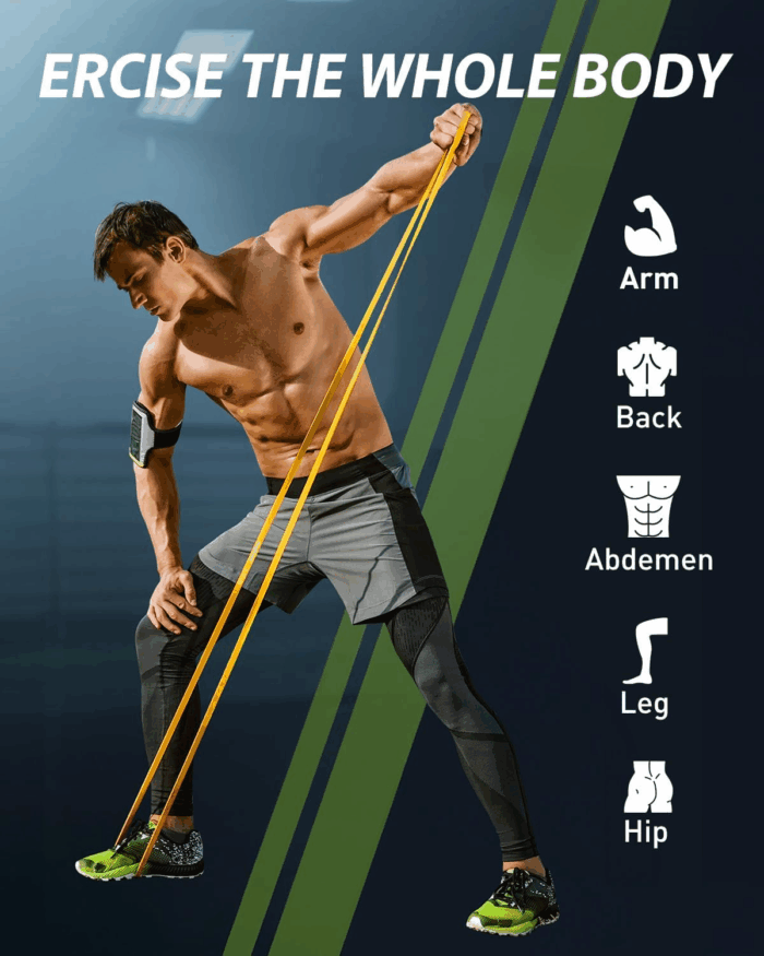 Resistance Bands, Pull up Exercise Bands, Workout Bands for Fitness Training, Body Stretching, Physical Therapy, Muscle Training - Image 6