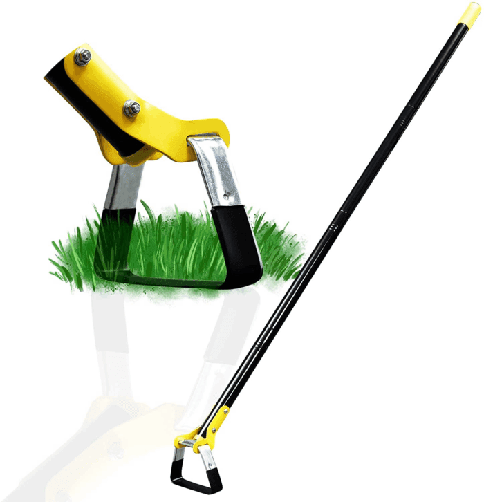 Hoe Garden Tool -Scuffle Garden Hula Hoes for Weeding Gardening Long Handle Heavy Duty - Adjustable Weeding Loop Stirrup Hoe 30-61 Inch Black