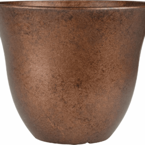 Honeysuckle Resin Flower Pot Planter, Copper, 15"
