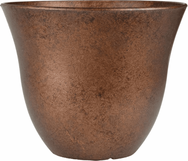 Honeysuckle Resin Flower Pot Planter, Copper, 15"