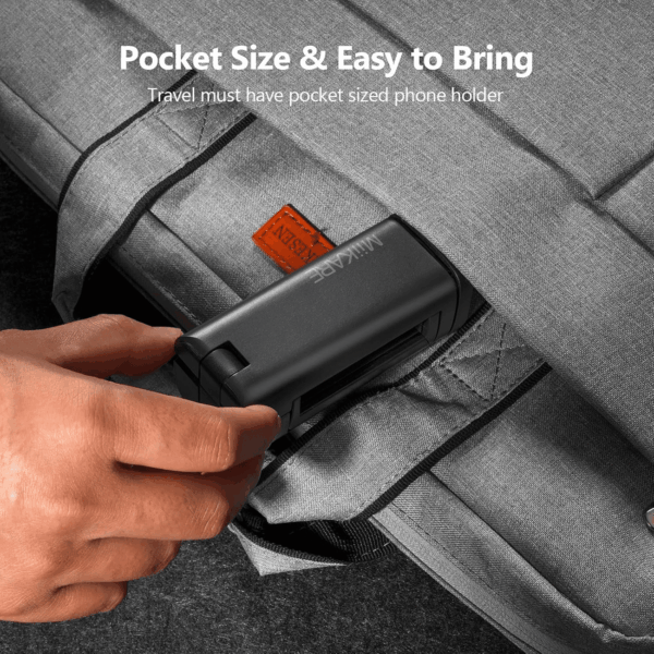 Airplane Travel Essentials Phone Holder, Universal Handsfree Phone Mount for Flying with 360 Degree Rotation, Accessory for Airplane, Travel Must Haves Phone Stand for Desk, Tray Table - Image 9