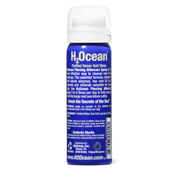 Piercing Aftercare Spray, Sea Salt Spray for Piercing Care, Organic Ear, Nose, Navel, Oral & Body Piercing Spray – 1.5Oz - Image 7