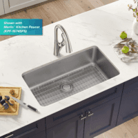 Dex 33-Inch Undermount 16 Gauge Stainless Steel Single Bowl Kitchen Sink, KA1US33B - Image 10