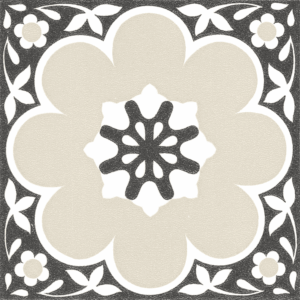 12-In by 12-In Black Daphne Vinyl Peel & Stick Floor Tiles (10 Tiles), (10 Sq.Ft./Carton)