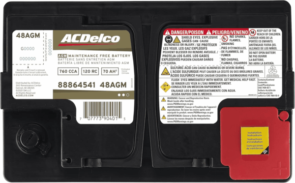 Gold 48AGM (88864541) 36 Month Warranty AGM BCI Group 48 Battery - Image 4