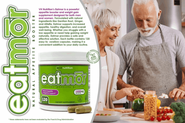 Eatmor | Weight Gain Pills* for Women and Men | Designed for Women with Gentian, Ginger, Alfalfa | 120 Easy-To-Swallow Capsules - Image 3
