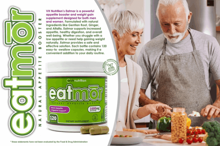 Eatmor | Weight Gain Pills* for Women and Men | Designed for Women with Gentian, Ginger, Alfalfa | 120 Easy-To-Swallow Capsules - Image 3