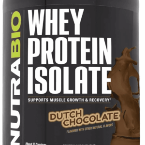 Whey Protein Powder Isolate Supplement – 25G of Protein per Scoop with Complete Amino Acid Profile - Soy and Gluten Free Protein Powder - Zero Fillers and Non-Gmo - Dutch Chocolate - 2 Lbs.