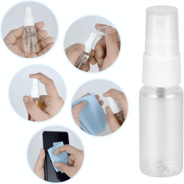 2 Pack Spray Bottle, 1 Oz/30Ml Mini Spray Bottle, Empty Travel Bottles, Fine Mist Spray Bottles for Hair, Toiletry (2) - Image 5