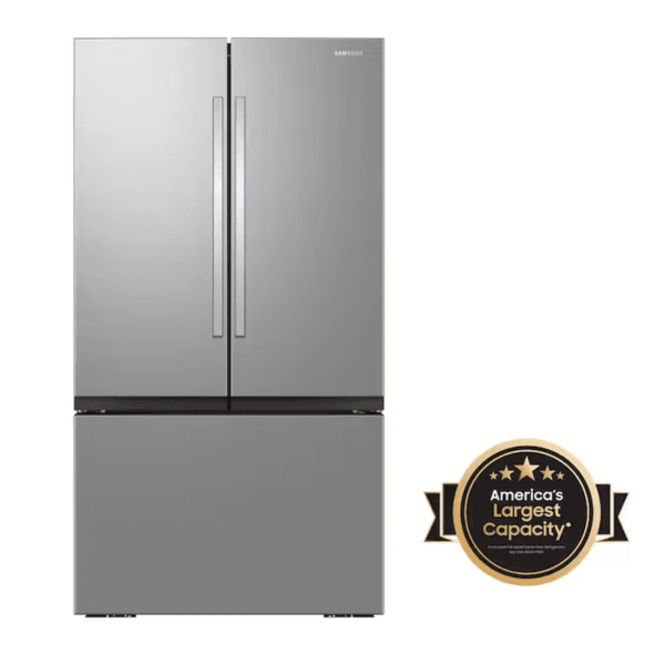 Standard-Depth Mega Capacity 31.5-Cu Ft 3 -Door Smart Compatible French Door Refrigerator with Dual Ice Maker with Water Dispenser ( Fingerprint Resistant Stainless Steel ) ENERGY STAR Certified - Image 12