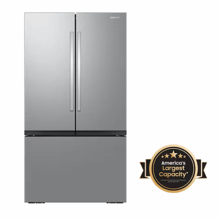 Standard-Depth Mega Capacity 31.5-Cu Ft 3 -Door Smart Compatible French Door Refrigerator with Dual Ice Maker with Water Dispenser ( Fingerprint Resistant Stainless Steel ) ENERGY STAR Certified - Image 12