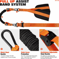 Pull up Assistance Bands, Heavy Duty Resistance Band for Pull up Bar, Adjustable Weight/Size with Fabric Feet/Knee Rest, Bands for Pull up Assist for Strength Training, Pull up Assist Band - Image 8