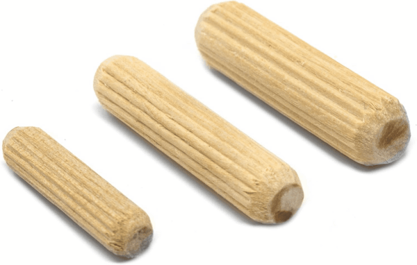 JN400D 400-Piece Fluted Dowel Pin Variety Bucket with 1/4, 5/16, and 3/8-Inch Woodworking Dowels - Image 3