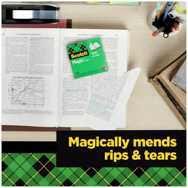 Brand Magic Tape, Numerous Applications, Cuts Cleanly, Engineered for Office and Home Use, 3/4 X 1000 Inches, Boxed, 24 Refill Rolls (810K24) - Image 6