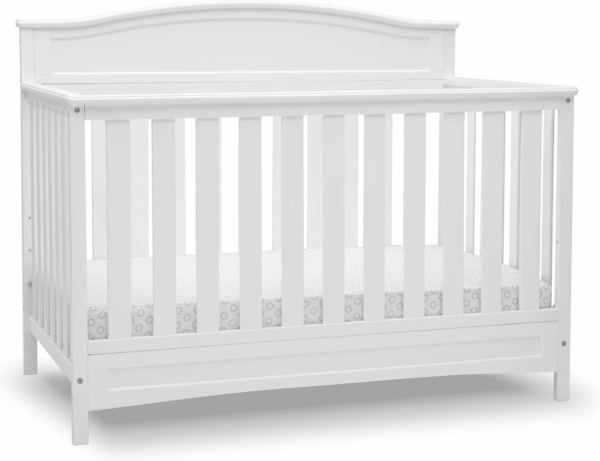 Emery 4-In-1 Convertible Baby Crib - Greenguard Gold Certified, White - Image 7