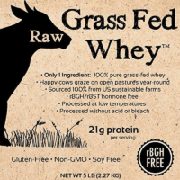 Raw Grass Fed Whey Protein Powder, Happy Healthy Cows, Undenatured, Gmo-Free, Hormone Free, Soy Free, Gluten Free, Unflavored, Unsweetened, 5LB - Image 3