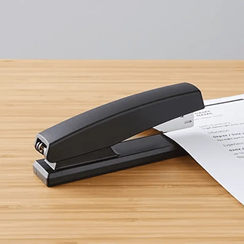 Stapler with 1000 Staples, Office Stapler, 25 Sheet Capacity, Non-Slip, Black - Image 5