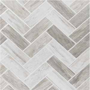 Retro Self Adhesive 12-Inch Vinyl Floor Tiles, 20 Tiles - 12" X 12", Stone Herringbone Pattern - Peel & Stick, DIY Flooring for Kitchen, Dining Room, Bedrooms & Bathrooms by  Home Decor