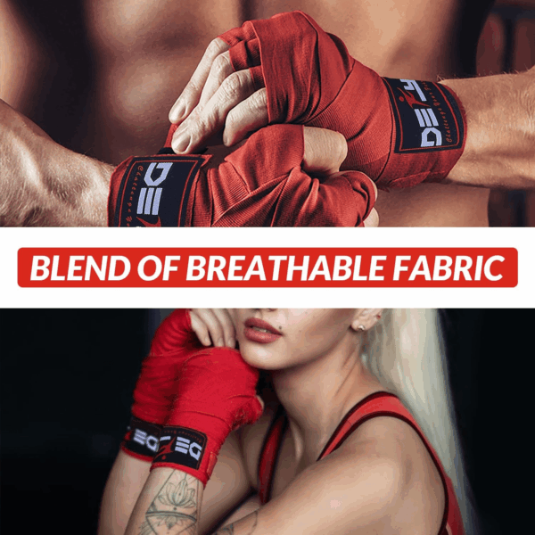 DEFY Professional 180 Inch Hand Wraps for Boxing Muay Thai MMA Elastic Bandages for Men & Women -Pair - Image 4