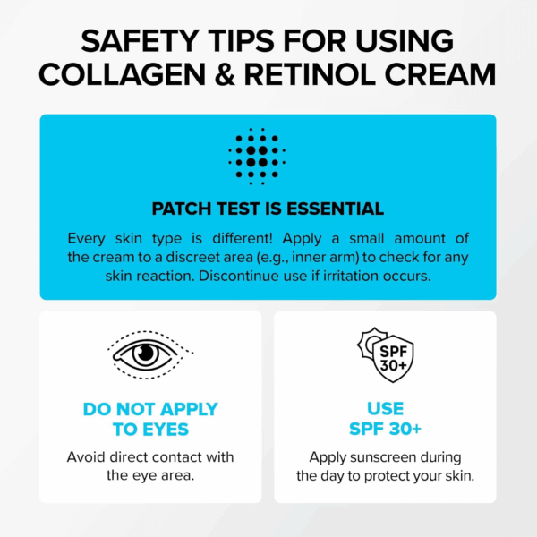 Collagen, Retinol & Hyaluronic Acid Cream - Anti-Aging Face Moisturizer for Face, Neck & Décolleté - Made in USA, Daily Moisturizer Face Cream - 1.7 Fl.Oz. - Image 5