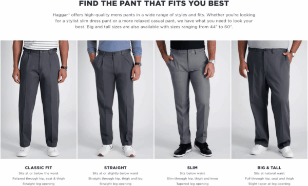 Men'S Premium Comfort Classic Fit Pleat Front Dress Pant (Regular and Big & Tall Sizes) - Image 5