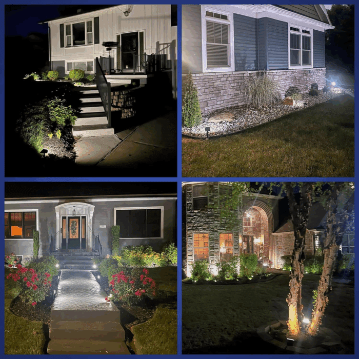 Solar Lights Outdoor Waterproof IP68, 56 LED 3 Lighting Modes Solar Powered Garden Yard Spot Solar Lights for outside Landscape- 4 Pack (Cool White) - Image 6