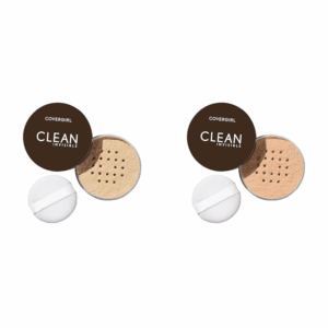 Clean Invisible Loose Powder Vegan Formula Translucent Fair 20G & Translucent Medium 20G Setting Powder Bundle