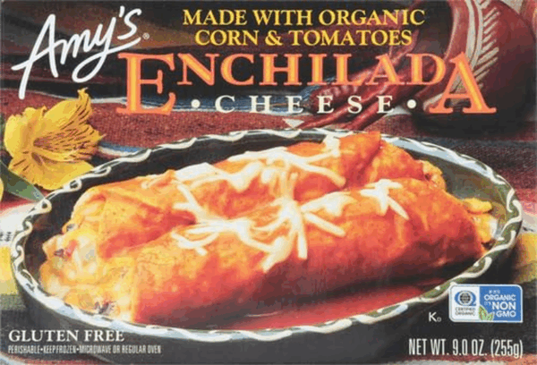 Frozen Meals, Cheese Enchilada, Made with Organic Corn and Tomatoes, Gluten Free Microwave Meals, 9 Oz - Image 2