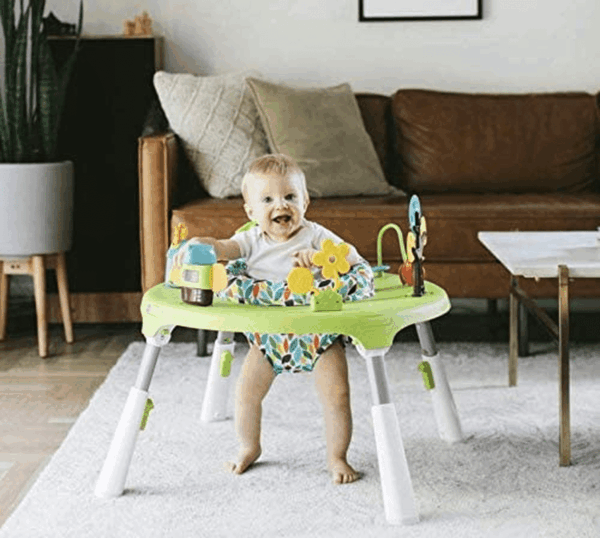 Portaplay Baby Activity Center: Development Focused Toys. Foldable, Portable, and Transforms to a Play Table, Unisex (Forest Friends) - Image 2