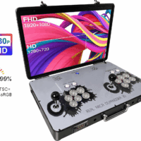 Portable 20000 in 1 Metal Box 3D Arcade Game Console, 22 Inch Screen Retro Electronic Game Console, with Search/Hide/Save/Load/Pause Functions - Image 2