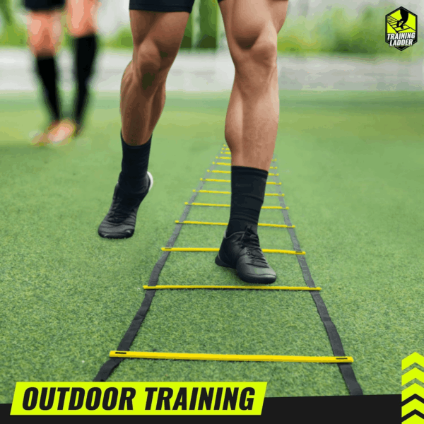 Agility Ladder Speed Ladder Training Ladder for Soccer, Speed, Football Fitness Feet Training Carry Bag Agility Training Equipment 13 Rungs, 23 Feet - Image 5