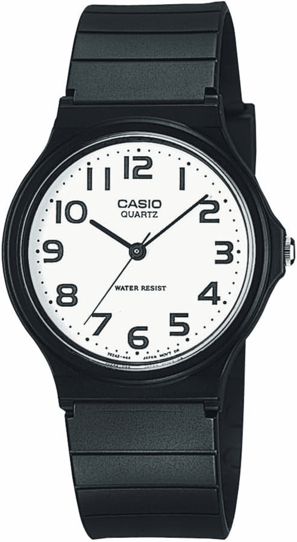 MQ24 Series | Quartz Analog Watch for Men | Water Resistant | Resin Case | Resin Band | Resin Glass | Three Hand Analog (HR, Min, SEC) | Classic Design | 3 Year Battery