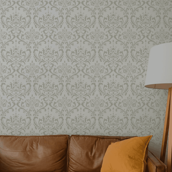 Damask Wall Stencil for Painting 16X24Inch Wall Stencil DIY Home Decor Stencils Paint Stencil for Walls Furniture Floors Fabric Crafts - Image 5