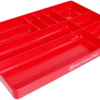 Drawer Organizer Parts Tray with Compartments, Low Profile Tool Box Organizer for Bolts and Nuts, Tool Tray Organizer for Automotive, Mechanics, Parts and Hardware Storage | MP014036