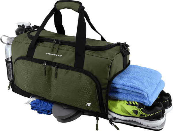 Ultimate Gym Bag 2.0: the Durable Crowdsource Designed Duffel Bag with 10 Optimal Compartments Including Water Resistant Pouch - Image 4