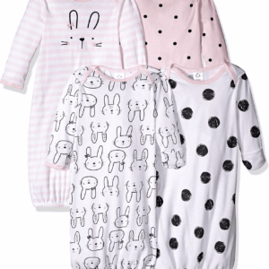 Baby Boy and Girls 4-Pack Sleeper Gown