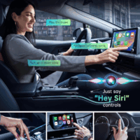 Wireless Carplay Adapter- Mini Edition, Converts Factory Wired to Wireless Carplay Dongle Plug & Play Carplay Wireless Adapter for Apple Iphone Ios 10+ & Cars from 2015+(Brushed Cobalt Blue) - Image 4