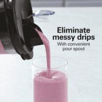 Wave Crusher Blender for Smoothies with 40 Oz Glass Jar and 14 Functions, Ice Sabre Blades & 700 Watts for Consistently Smooth Results, Black + Stainless Steel (54221) - Image 7