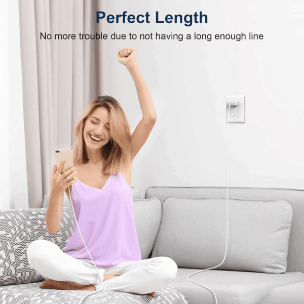 Iphone Charger Fast Charging,20W PD USB C Wall Charger 4 Pack with 6FT Fast Charging Cable - Fast Charger for Iphone 14/14 Pro Max/13/13 Pro/12/12 Pro/11/11 Pro/Xs, Ipad - Image 7