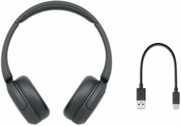 WH-CH520 Wireless Headphones Bluetooth On-Ear Headset with Microphone, Black New - Image 6