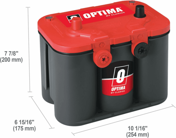 Batteries High Performance 34/78 Redtop Sealed AGM Car, Truck, and SUV Starting Battery, 800 CCA, Dual SAE and GM Terminals, Maintenance Free, Versitile Mounting - Image 2
