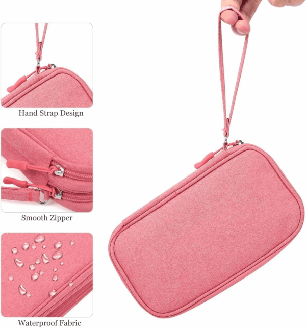 Electronic Organizer Travel USB Cable Accessories Bag/Case,Waterproof for Power Bank,Charging Cords,Chargers,Mouse,Earphones Flash Driver - Image 8