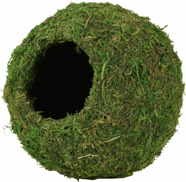 Mossy Caves, Artificial Green Moss Caves Hide for Pet Reptile Frogs and Snakes, Terrarium & Vivarium Decor, Crested Gecko Tank Decor (4" - Woodland Green) - Image 2