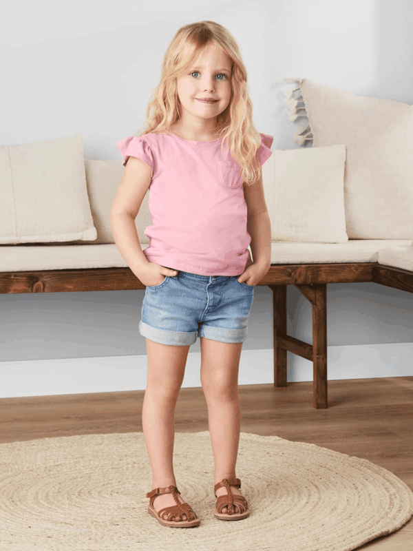 Girls' Short-Sleeve Shirts and Tops, Pack of 3 - Image 6