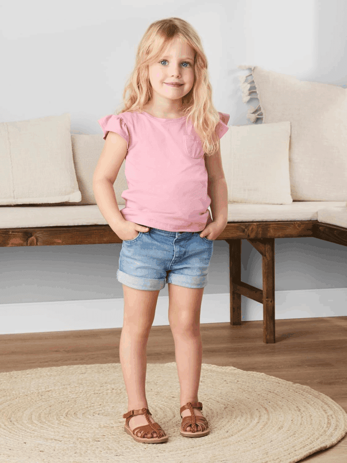 Girls' Short-Sleeve Shirts and Tops, Pack of 3 - Image 6