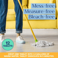 Fabtab Eco-Conscious Hard Floor Cleaner Tablets -12 Non-Harmful Pre-Measured Tablets. Convenient, Plastic-Free, Streak-Free Clean, Boutique Hotel Scent. Use with All Mop Buckets - Image 8