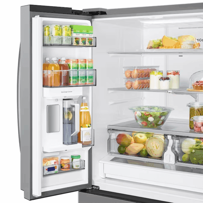 Standard-Depth Mega Capacity 31.5-Cu Ft 3 -Door Smart Compatible French Door Refrigerator with Dual Ice Maker with Water Dispenser ( Fingerprint Resistant Stainless Steel ) ENERGY STAR Certified - Image 11