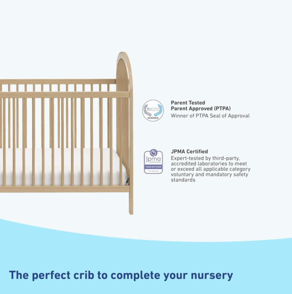 Olivia 3-In-1 Convertible Crib-Driftwood - Image 8