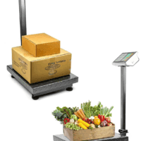 Foldable 600LB Weight Computing Postal Scale, Floor Platform Digital Scale, Accurate Warehouse Large Shipping Mailing LB/KG Calculator - Image 2